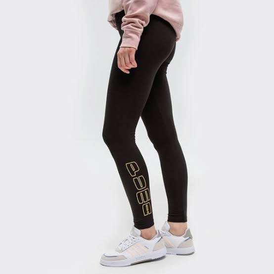 Leggings Holiday Puma Negro Oro Dama