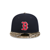 Gorra Boston Red Sox MLB Camo Real Tree 59FIFTY Cerrada