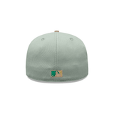 Gorra New York Yankees MLB Green Camel 59FIFTY Cerrada Blanca