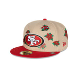 San Francisco 49Ers NFL Poinsettia 59FIFTY Cerrada