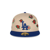 Los Angeles Dodgers MLB Poinsettia 59FIFTY Cerrada