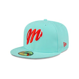 Diablos Rojos del México Menta LMB Game Cap 59FIFTY Cerrada