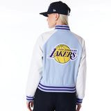 Chamarra Varsity Los Angeles Lakers NBA Pastels para Mujer