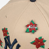 New York Yankees MLB Poinsettia 59FIFTY Cerrada