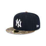 Gorra New York Yankees MLB Camo Real Tree 59FIFTY Cerrada