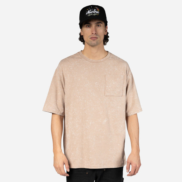 Playera Manga Corta New Era Culture Outdoor Beige