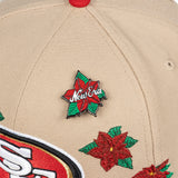 San Francisco 49Ers NFL Poinsettia 59FIFTY Cerrada