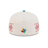Puerto Rico WBC Latin Embroidery Light Beige 59FIFTY