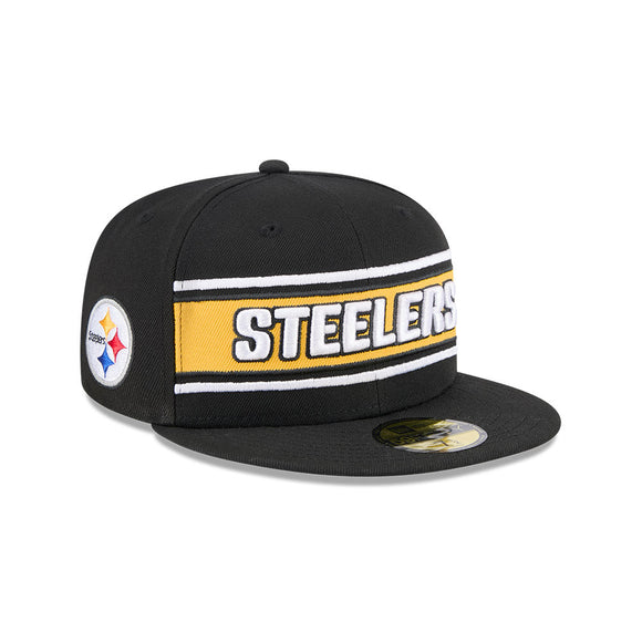 Gorra Pittsburgh Steelers NFL Sideline Black 2024 59FIFTY Cerrada