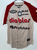 Jersey New Era Diablos Rojos Del México 100 Años Versión Jugador