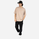 Playera Manga Corta New Era Culture Outdoor Beige