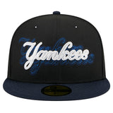 Gorra New era New York Yankees Black Shadow Stitch 59FIFTY