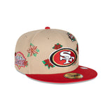 San Francisco 49Ers NFL Poinsettia 59FIFTY Cerrada