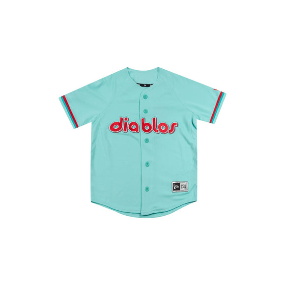 Jersey Menta Diablos Rojos del México LMB para Niña o Niño