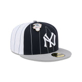 Gorra New York Yankees MLB Pinstripe League Pin 59FIFTY Cerrada