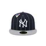 Gorra New York Yankees MLB Pinstripe League Pin 59FIFTY Cerrada