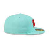 Diablos Rojos del México Menta LMB Game Cap 59FIFTY Cerrada