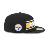 Gorra Pittsburgh Steelers NFL Sideline Black 2024 59FIFTY Cerrada