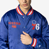 Chamarra Bomber Philadelphia 76Ers NBA Satin