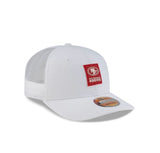 San Francisco 49ers 2025 Sideline Hot Weather White 9SEVENTY Trucker