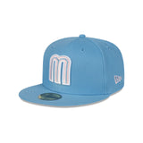 Gorra New Era México M 59FIFTY Cerrada Azul Celeste