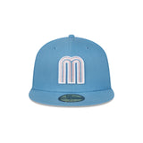 Gorra New Era México M 59FIFTY Cerrada Azul Celeste