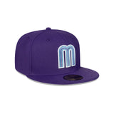 Gorra New Era México M 59FIFTY Cerrada Morada