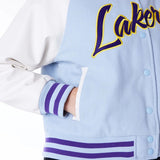 Chamarra Varsity Los Angeles Lakers NBA Pastels para Mujer