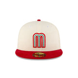 Gorra New Era México M Corduroy 59FIFTY Cerrada Roja