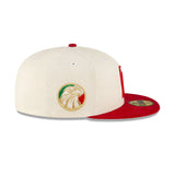 Gorra New Era México M Corduroy 59FIFTY Cerrada Roja