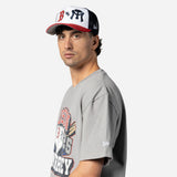 PLAYERA MANGA CORTA BOSTON RED SOX VS SULTANES DE MONTERREY GRIS