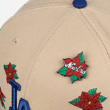Los Angeles Dodgers MLB Poinsettia 59FIFTY Cerrada