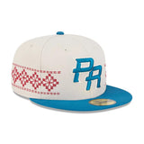 Puerto Rico WBC Latin Embroidery Light Beige 59FIFTY
