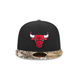 Chicago Bulls NBA Camo Real Tree 59FIFTY Cerrada
