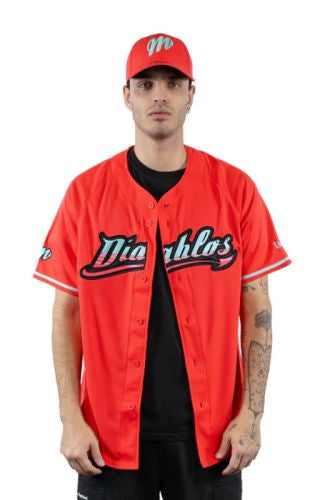 Jersey New Era Diablos Rojos de Mexico Caballero