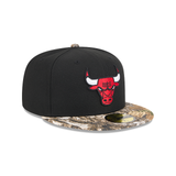 Chicago Bulls NBA Camo Real Tree 59FIFTY Cerrada
