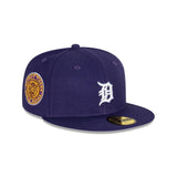 Detroit Tigers MLB Royal Purple 59FIFTY Cerrada