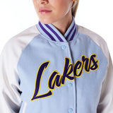 Chamarra Varsity Los Angeles Lakers NBA Pastels para Mujer