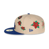 Los Angeles Dodgers MLB Poinsettia 59FIFTY Cerrada