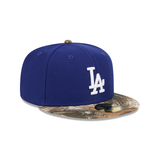Gorra Los Angeles Dodgers MLB Camo Real Tree 59FIFTY Cerrada