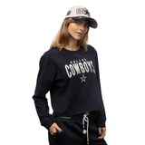 Playera Manga Larga Dallas Cowboys NFL Active para Mujer