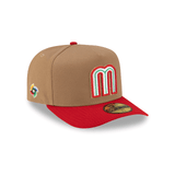 México MLB World Baseball Classic 59FIFTY A-Frame Cerrada Café