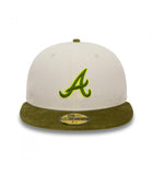 Gorra New Era 59Fifty Antlanta Braves MLB Cord Essentials White