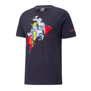 Playera Casual Red Bull Racing Dinámic Bull Caballero