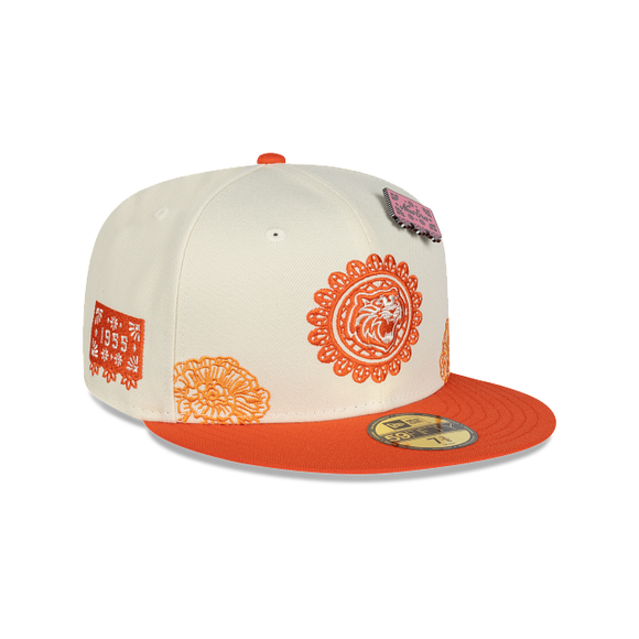 Gorra Tigres de Quintana Roo LMB Día de Muertos 59FIFTY Cerrada