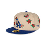 Los Angeles Dodgers MLB Poinsettia 59FIFTY Cerrada