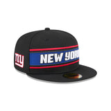Gorra New York Giants NFL Sideline Black 2024 59FIFTY Cerrada