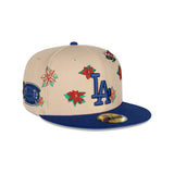 Los Angeles Dodgers MLB Poinsettia 59FIFTY Cerrada
