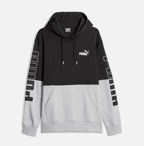 Sudadera puma power colorblock caballero