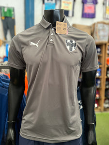 Polo rayados gris caballero